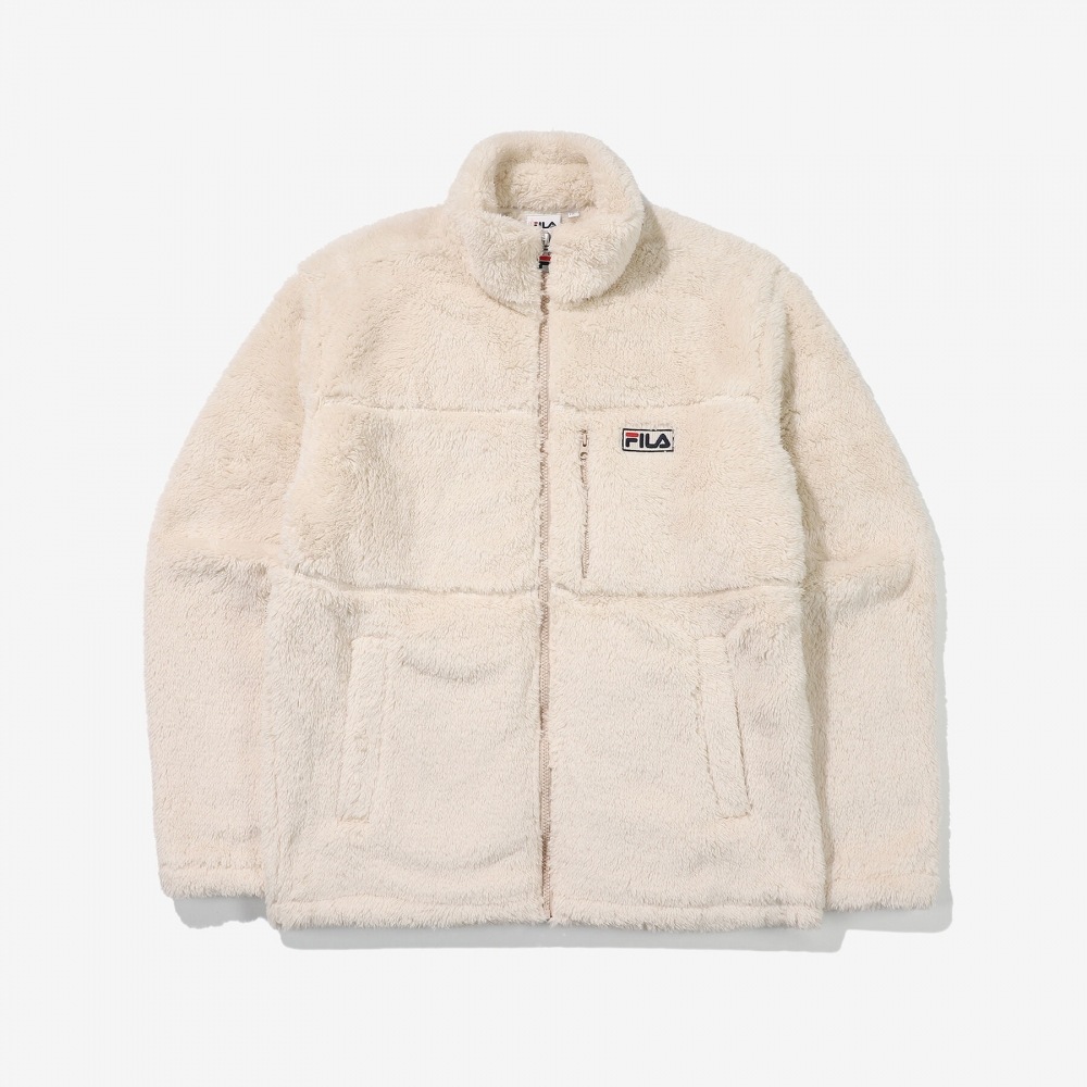 フィラユニスタンネックシルキーボートフリース_FS2PLE4101X_LBE