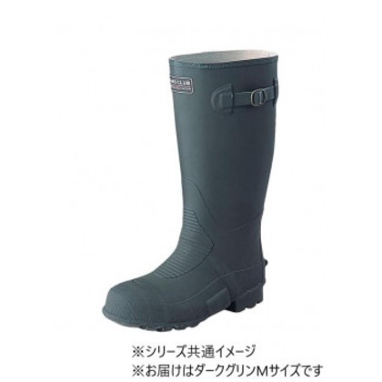 福山ゴム工業 土木作業 長靴 Mダークグリン AA19900
