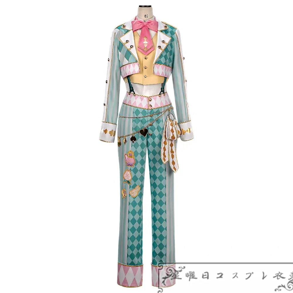 729ツイステ 薔薇の王国のホワイトラビット・フェス フロイド Floyd ラビット・ウェア コスプレ衣装 コスチューム 帽子付き