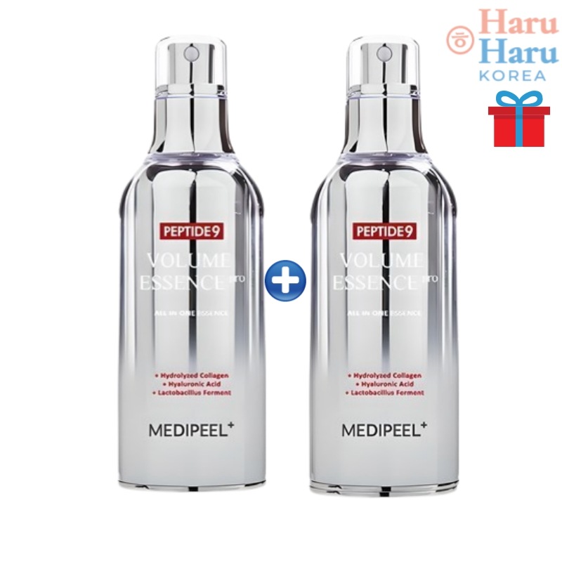 【韓国人気 美容液大容量】ペプチド9 ボリュームオールインワン エッセンスプロ 100ml+100ml/ツヤ肌 プチド アデノシン ヒアルロン酸/保湿美容液 水分アンプル 弾力ケア 毛穴 しわ たるみ