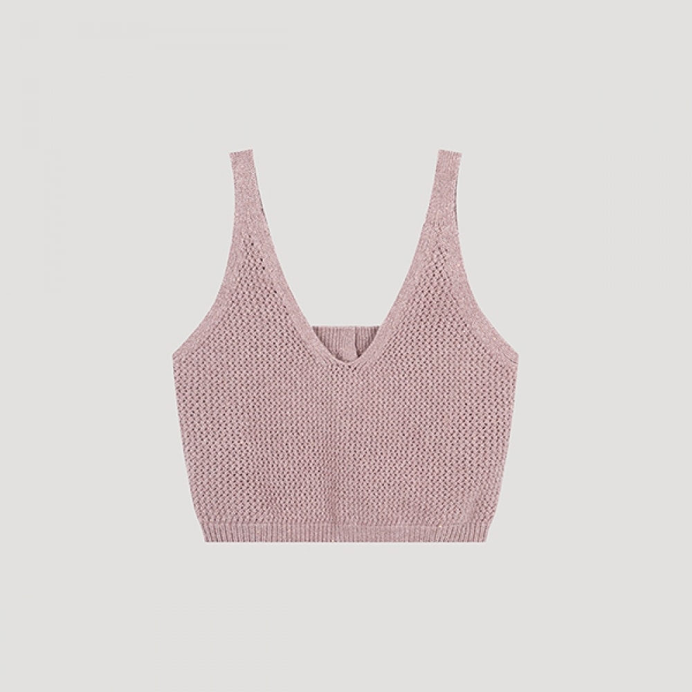 (シーズ・ミス) グリッターニットベスト_SSKVTO42530_PI