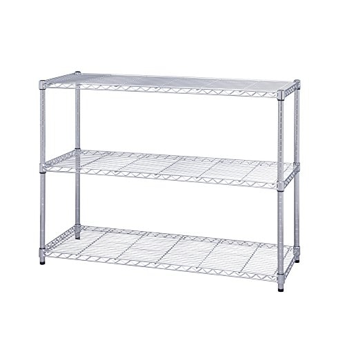 アイリスオーヤマ ラック メタルラック 3段 防サビ加工 幅120奥行46高さ90cm ポール径25mm スチールラック サビに強い 本体 MR-1209