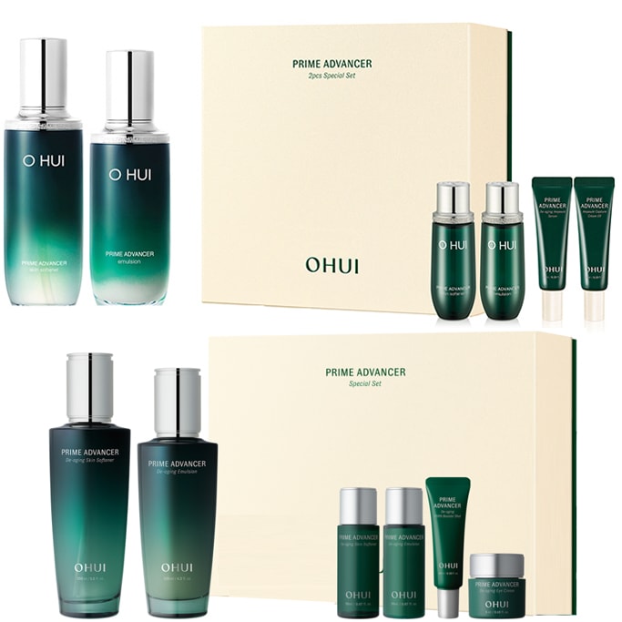 プライム アドバンサー PRO 2種 企画セット／ADVANCER ディエイジング／化粧水＋乳液＋サンプル4点付き