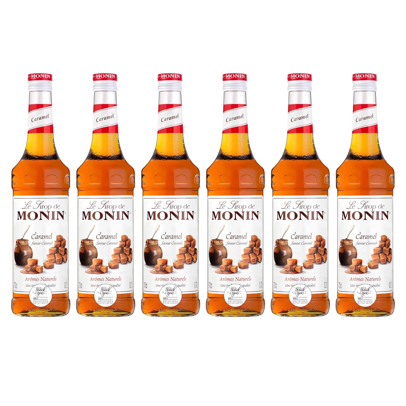 【DELICIOSA】モナン MONIN 700ml シロップ (6本 キャラメル Caramel R1-07)