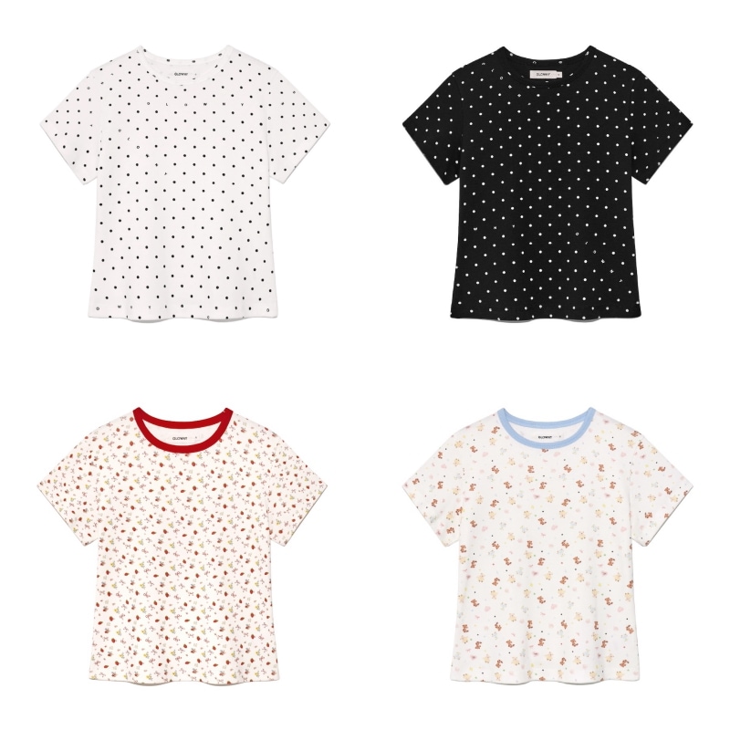 【GLOWNY】 WILD BABY TEE : 4COLORS