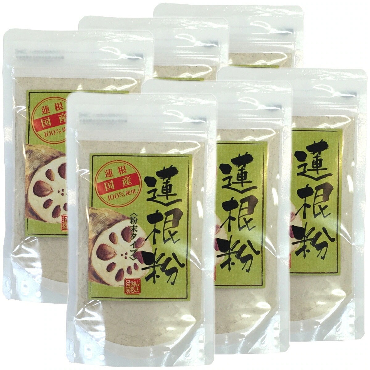 国産100% 無添加 れんこんパウダー 蓮根粉 100g6袋セット 熊本県産 粉末 れんこん粉 レンコンパウダー 蓮根 国産 パウダー れんこんパウダー 蓮根パウダー 2025 お年賀 御年賀 プチ
