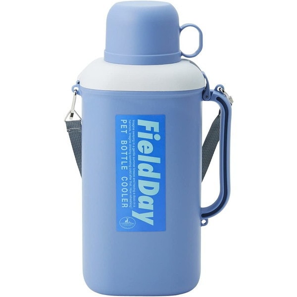 ペットボトル用クーラー(保冷剤付)2.0L パープル M-8904