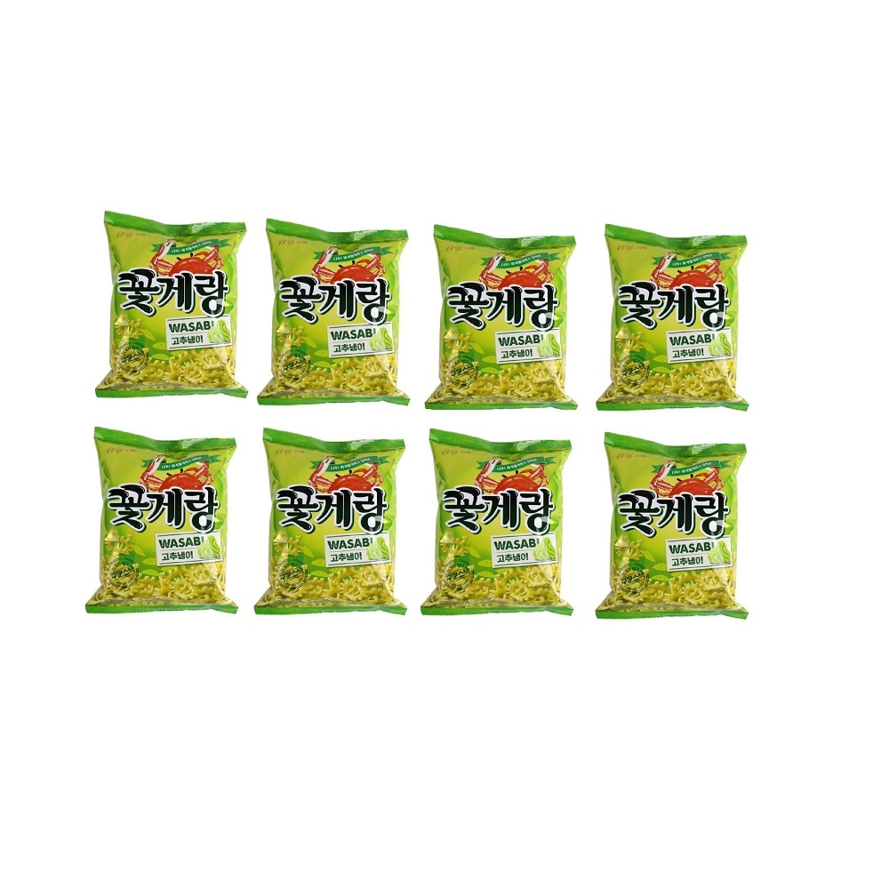 韓国-K MEALワタリガニとわさび 70g 1500X8 おやつ お酒の肴 ピリッとした味わい -K FOOD