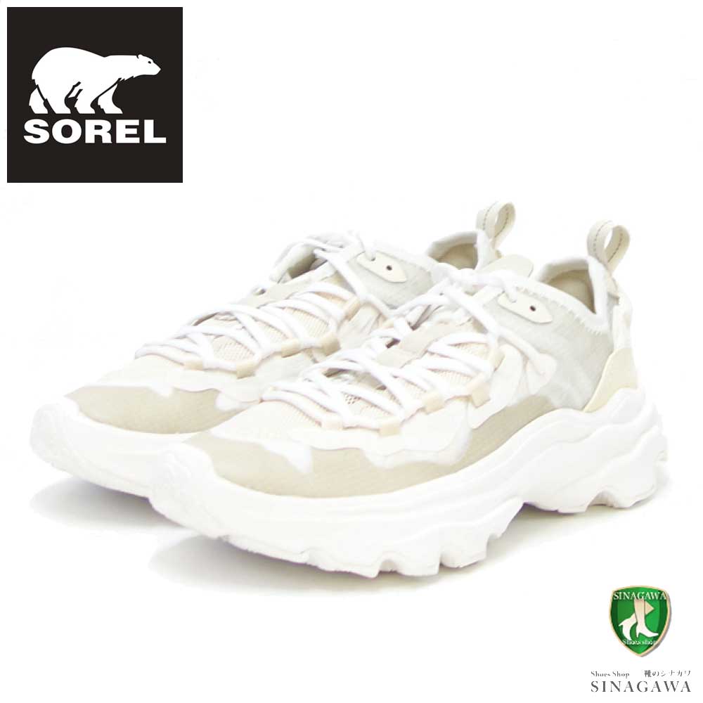 ソレル SOREL NL 4691（レディース スニーカー） キネティックブレイクスルーテックレース ：ホワイト/ Chalk (100) エアメッシュ シューズ 軽量 ウォーキングシューズ 13,464円
