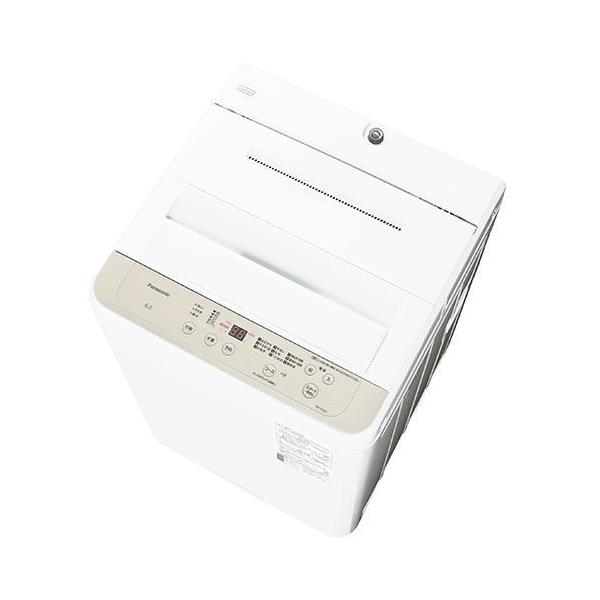Panasonic パナソニック NA-F6B3-C ライトベージュ 全自動洗濯機 洗濯6.0kg 縦型 上開き Fシリーズ 29,580円