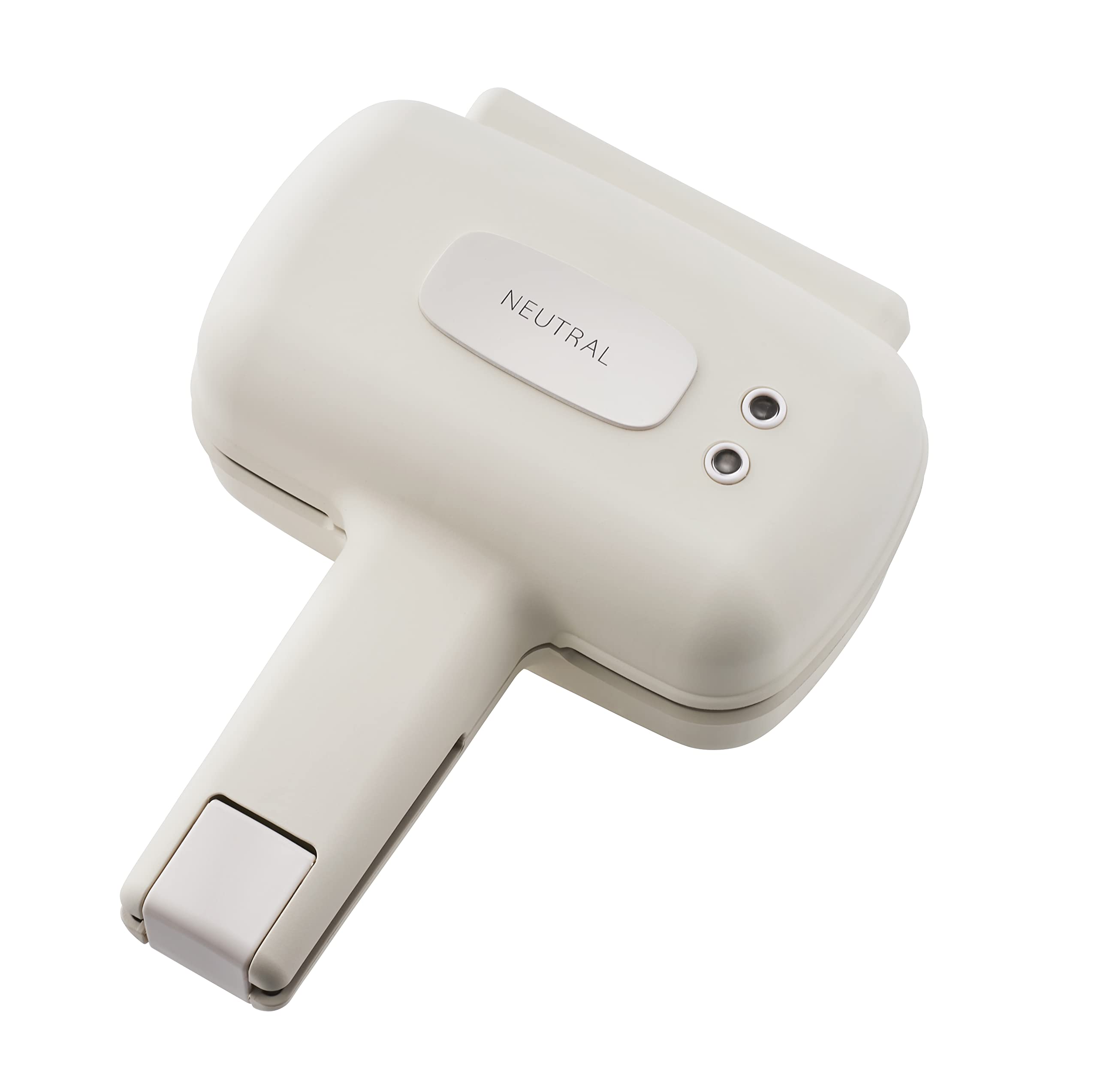 NEUTRAL ホットサンドメーカー ハーフ 1枚焼き 耳まで焼ける ひとり暮らし 食べ切りサイズ 具だくさん コンパクト ホワイト NR-K-HS3-WH