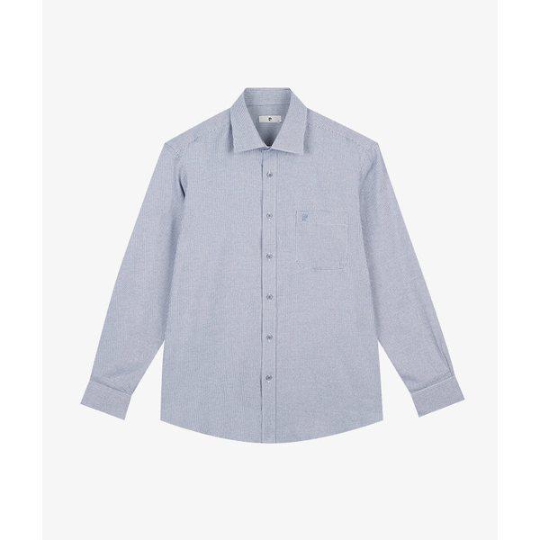 ハウンドトゥース ピーチ起毛 ノーマルフィット ドレスシャツ PODS3904