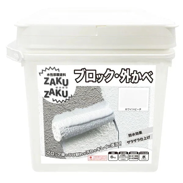 ニッペ ZAKUZAKU 6kg ホワイトビーチ