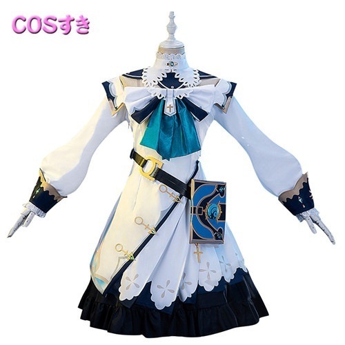 【新品開催 】原神 バーバラ 初期5 コスプレ衣装 コスチューム 変装