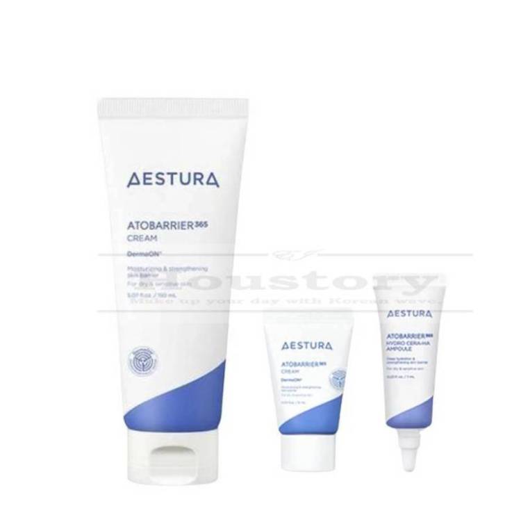 [大容量企画] アトバリア365 クリーム 150ml +10ml+セラ-ヒアル アンプル 7ml / 効果早いバリア保湿クリーム乳液・クリーム