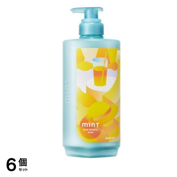 mint ミント マスク マイルドリフレッシュ スカルプ・ヘアトリートメント 本体ポンプ 550g 6個セット