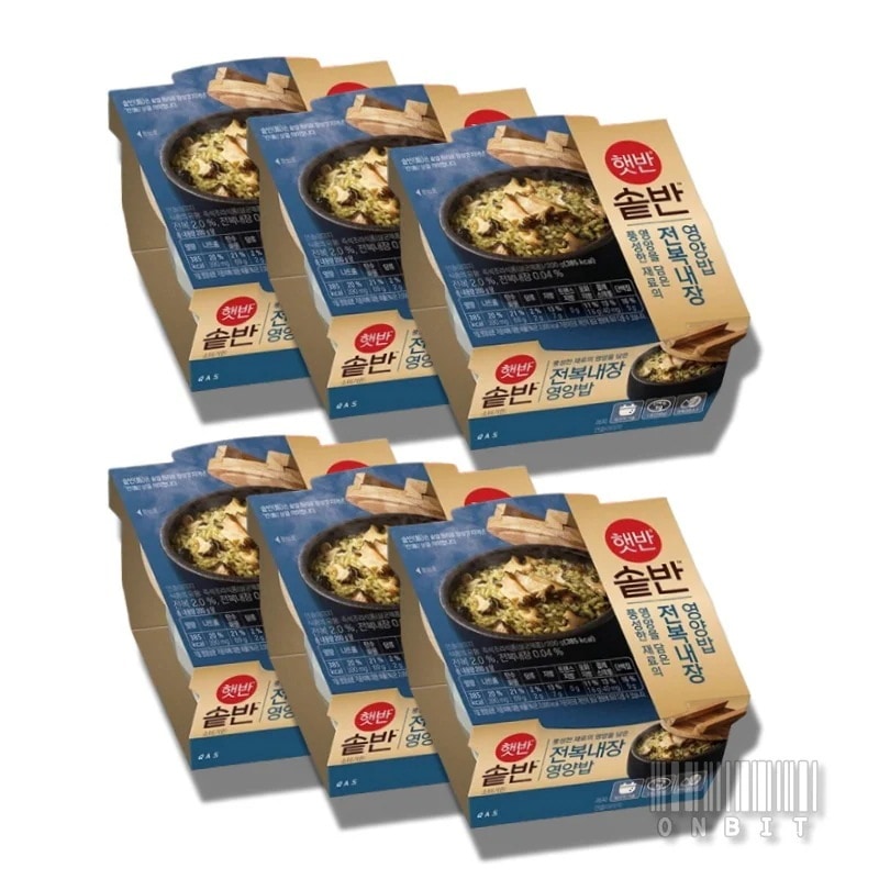 ヘッバン釜飯アワビ内臓栄養ご飯 (200G)x6個/韓国食品 / 健康食品 / 栄養ご飯 / 釜めし / 炊き込みご飯 / 釜飯の素