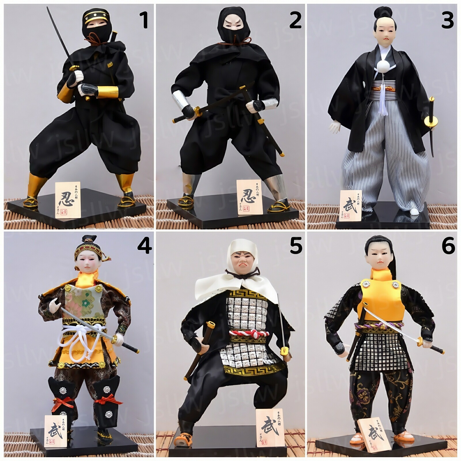 忍者 置物 日本人形 侍 2個入 にんじゃ 武将 忍び 刀 フィギュア 和風置物 飾り人形 インテリア 居酒屋 飲食店 自宅 ホテル 旅館 レストラン 装飾 プレゼント オブジェ ディスプレイ 開店