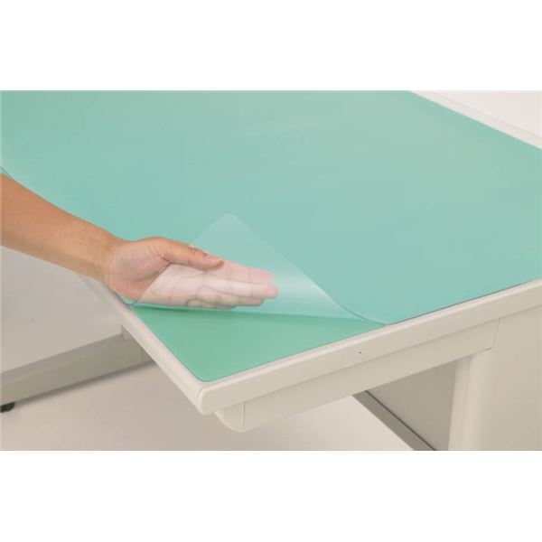 PVCデスクマット（グリーンマット付） No.6N 1045x620x1.8mm