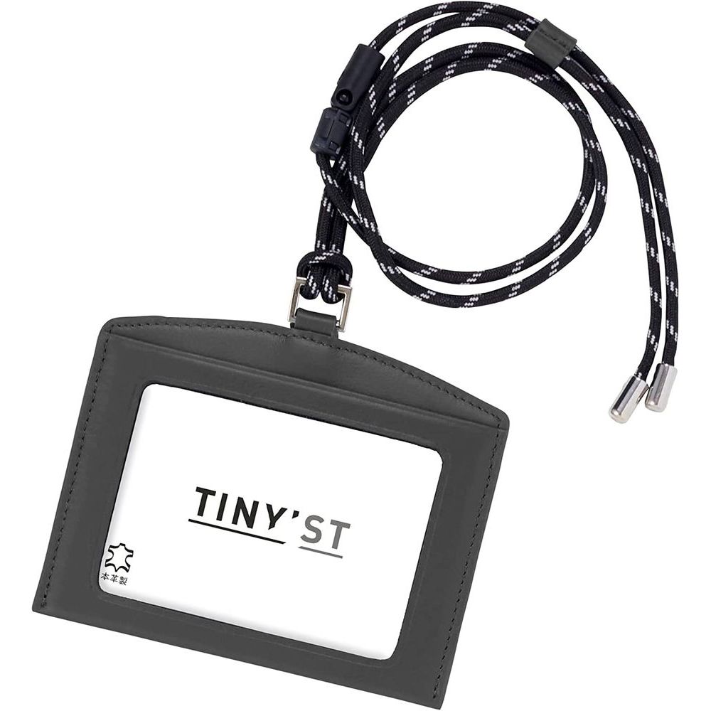 （まとめ買い）タイニスト IDカードケース ブラック NP1080B [x3]
