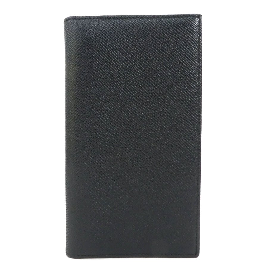 ブルガリ BVLGARI 二つ折り長財布 レザー ブラック メンズ r10663a