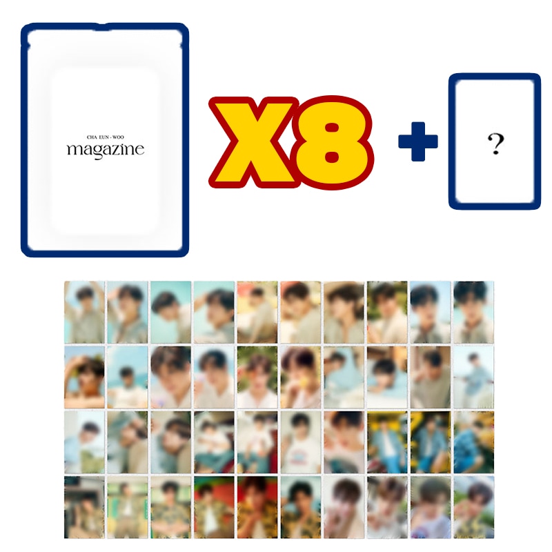 ASTRO チャウヌ 2022 公式 フォトブック トレカ 8SET+公式特典/CHA EUN WOO 2022 OFFICIAL PHOTO BOOK [MAGAZINE] MD TRADING