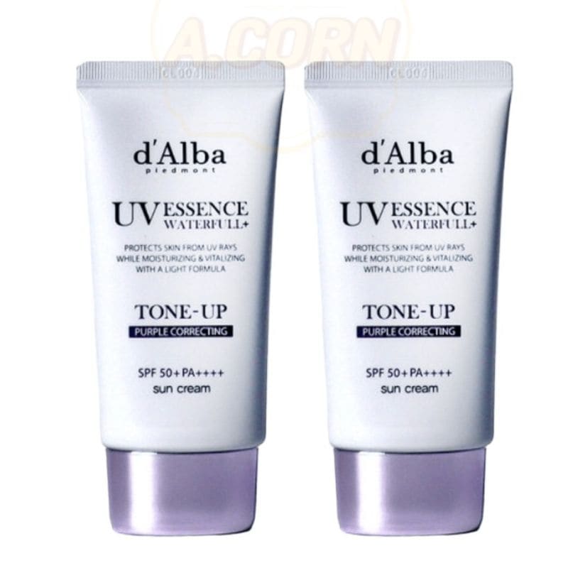 [クールトーン補正] ウォーターフル パープル トーンアップ 日焼け止め, 50ml,2個