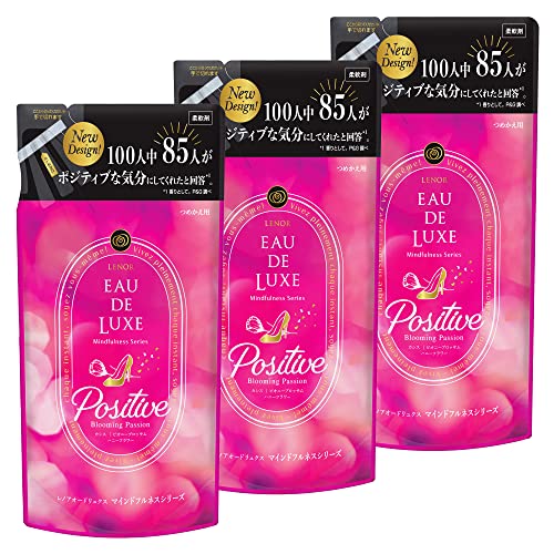[まとめ買い] レノア オードリュクス 柔軟剤 マインドフルネスシリーズ ポジティブ 詰め替え 410mL×3