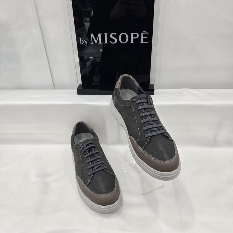 By 男性モダン軽量バンドスニーカー 122HT210DZ015 NAVY 2 JJ