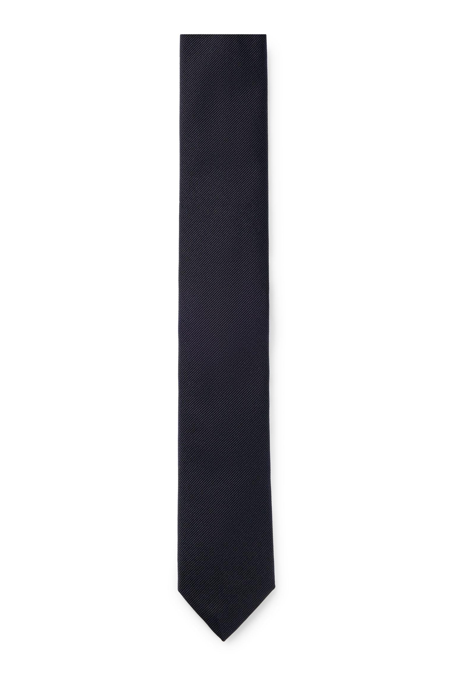 [BOSS] [ボス] イタリア製 ネクタイ ピュアシルク ジャカード メンズ ONESIZE ネイビー