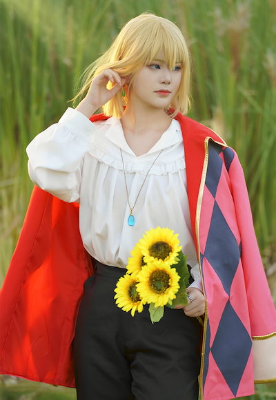 Qoo10] ハウルの動く城 ハウル コスプレ衣装 コ : ホビー・コスプレ