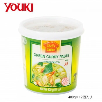 YOUKI ユウキ食品 シェフズチョイス グリーンカレーペースト 400gx12個入り 212288