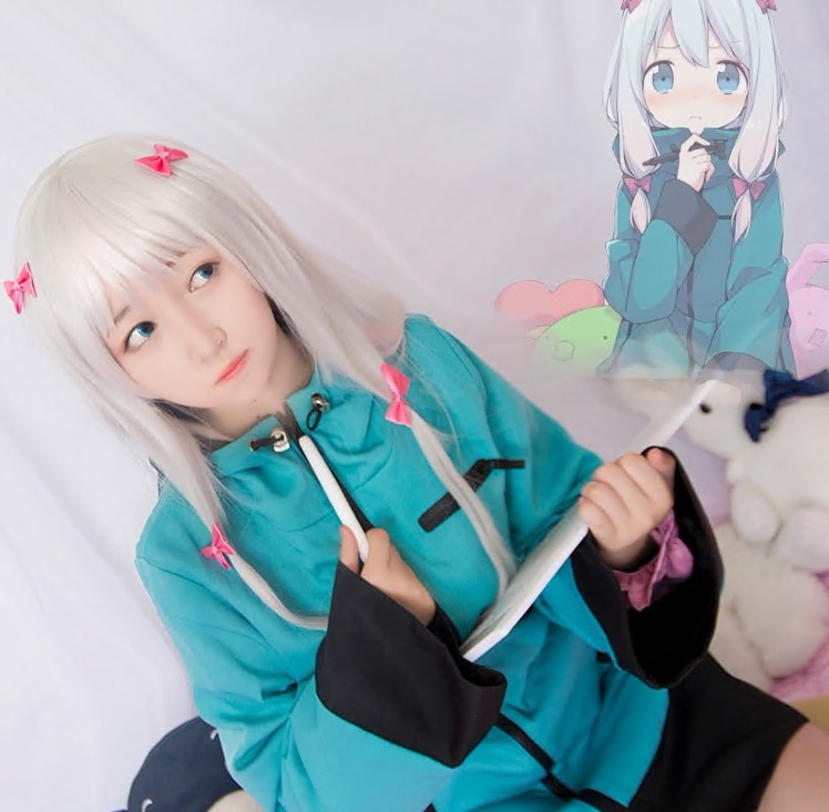 エロ漫画エロ芒阿先生和泉紗霧帽子付きコートコスプレ衣装