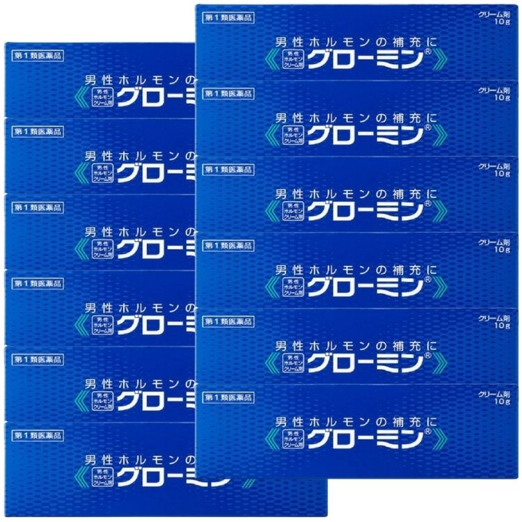 第1類医薬品 12個セット 大東製薬 グローミン 軟膏 10g 男性ホルモン