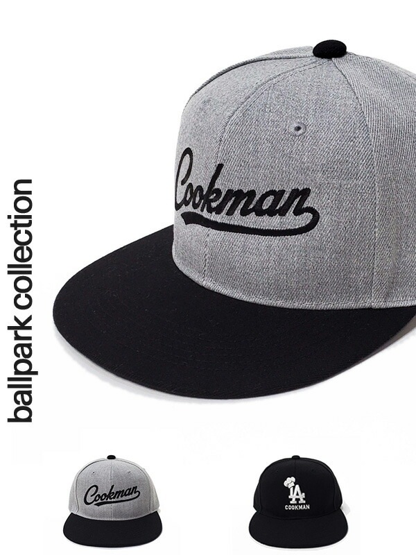 COOKMAN クックマン キャップ メンズ レディース ブランド おしゃれ シンプル かっこいい ロゴ LA ユニフォーム Ballpark Baseball Cap Collection 二グロリ