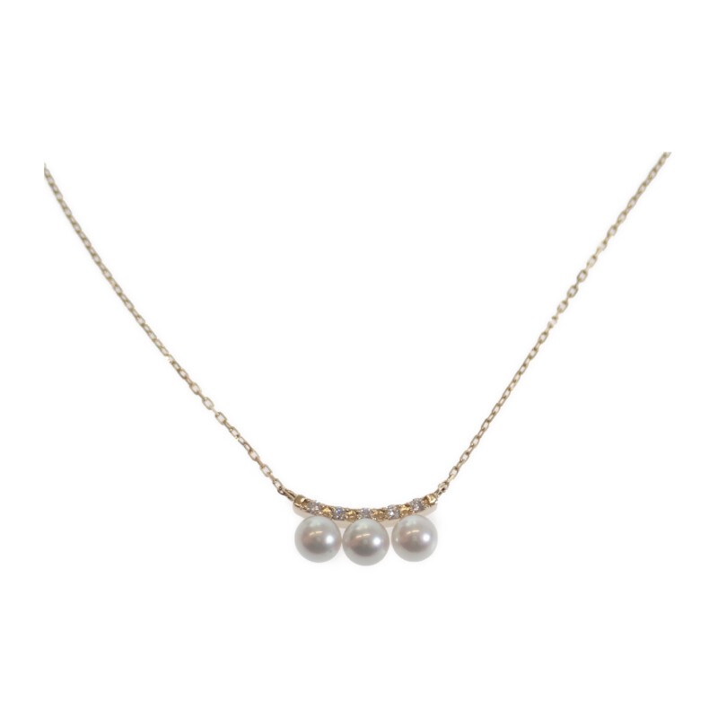 AGVN650140PA ネックレス K18イエローゴールド ダイヤモンド レディース【Aランク】