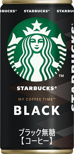 サントリー スターバックス MY COFFEE TIME ブラック 缶コーヒー 無糖 185g×30本