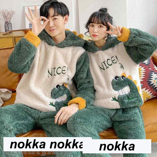 新生活 ペア パジャマ長袖 もこもこ パジャマ ペア 結婚祝い カップル ペア パジャマ 冬 カップル