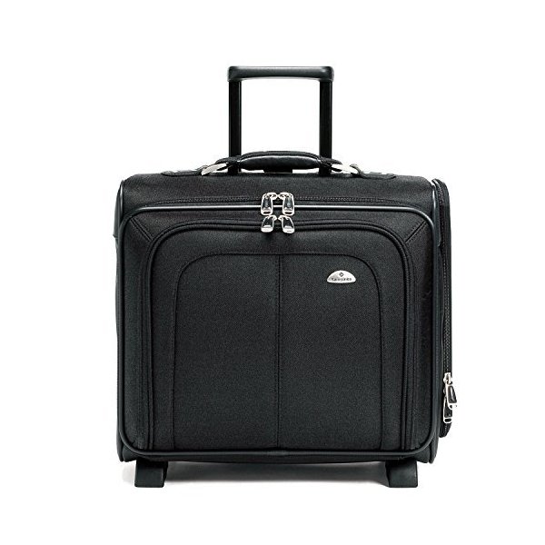 Side Loader Office Laptop Case， Nylon， 17-1/2 x 17-1/2 x 15， Black， Sold as 1 Each 並行輸入品