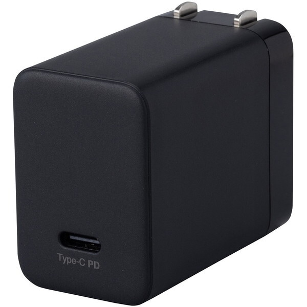 JYU-ACU06BK GaN 65W PD充電対応 Type-C 1ポート充電器 ブラック 5,385円