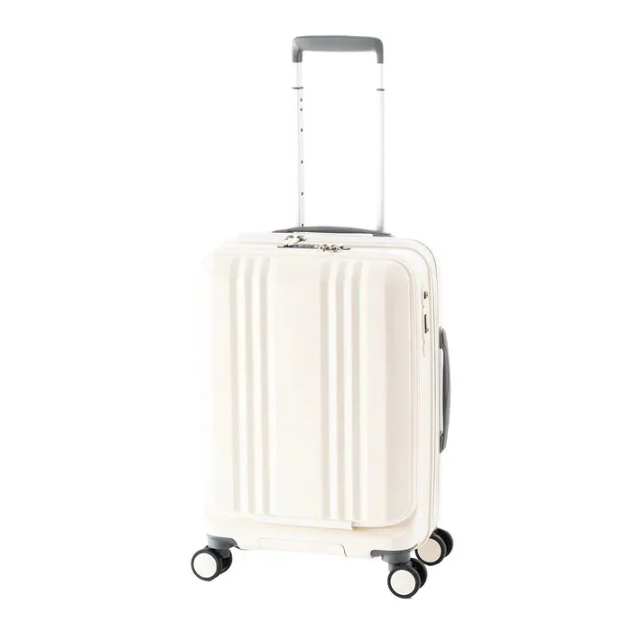 ハードキャリーケース デカかるEdge Front Open 3～4泊 37L+7L ALI-077-18FW-MVN マットバニラ