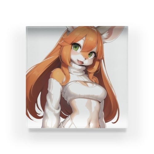 【文字入れ可能受注生産】バンディクートの女の子　ヘレン アクリルブロック