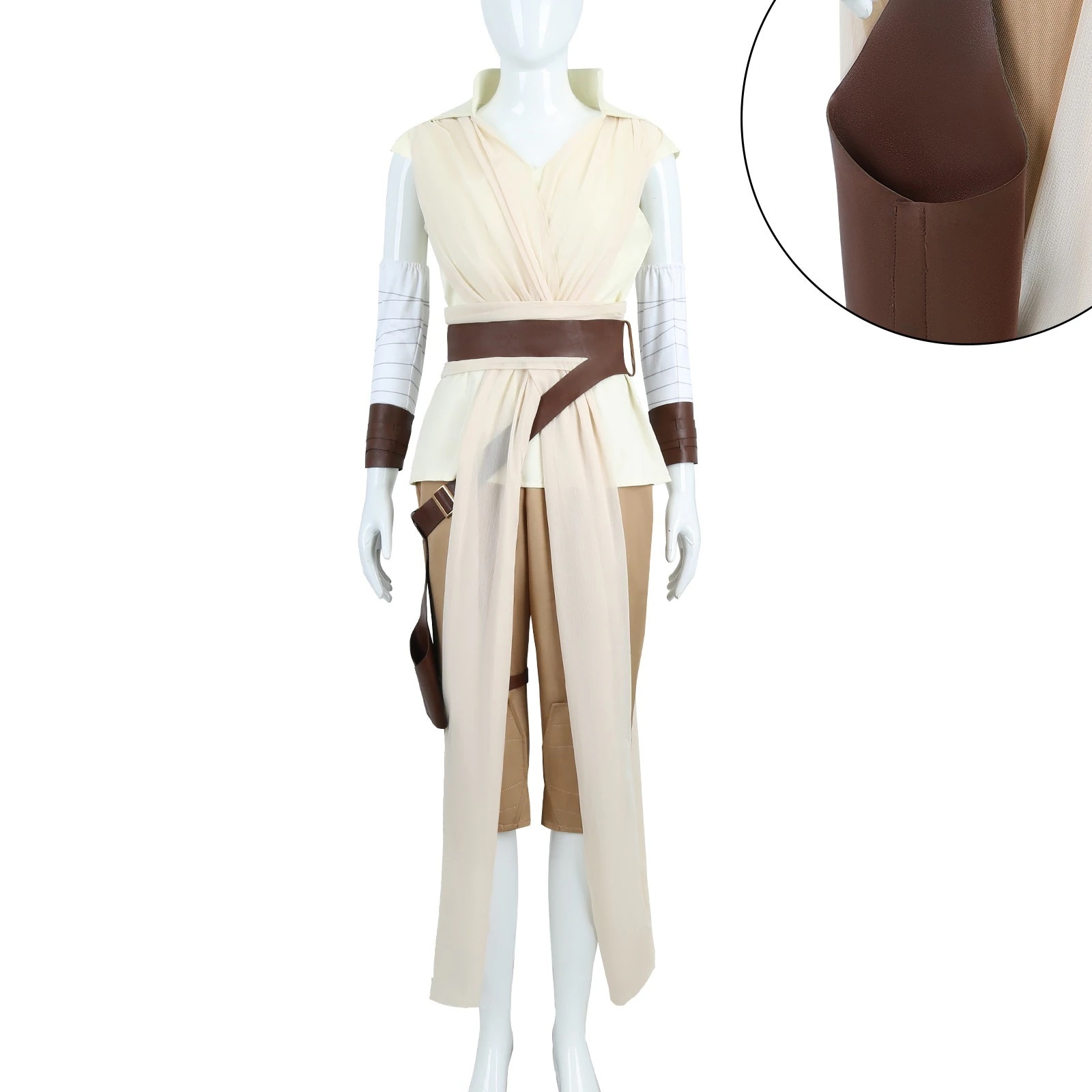 ハロウィーンスターウォーズ9cosジェダイ侍レイコスプレ衣装映画ロールプレイ服セット