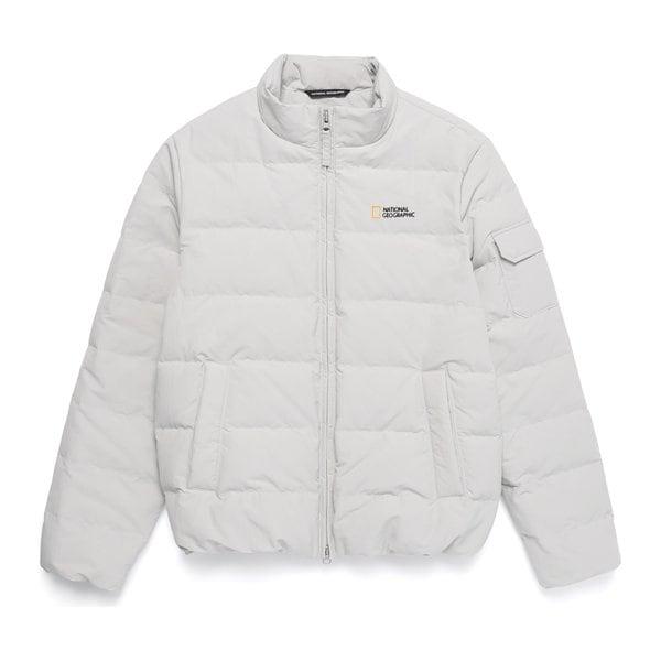 N254UDW922 ヘロン スタンドネック 軽量グースダウンジャンパー L/GREY