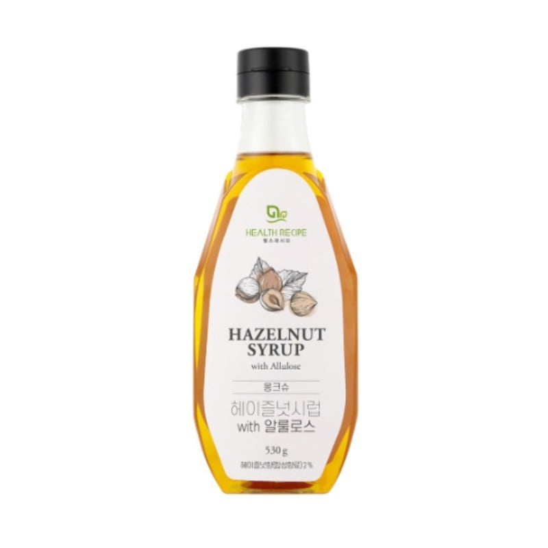 [Health Recipe]ヘーゼルナッツシロップアルロースコーヒーシロップ530g/ケトシロップ/低糖質シロップ/ダイエット/ヘーゼルナッツラテ/アルロース/無砂糖/希少糖