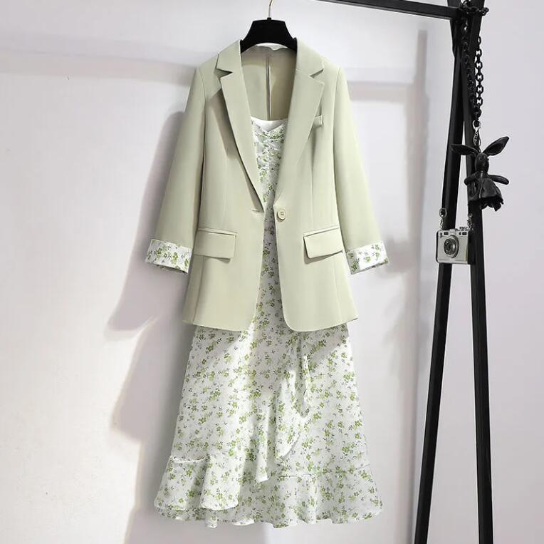 秋と冬の服 可愛い 上品 エレガント 日常 パーティードレス カジュアル レディース ギフト 小香風ブレザー軽熟プリーツスカート 2点セット 2025PL13