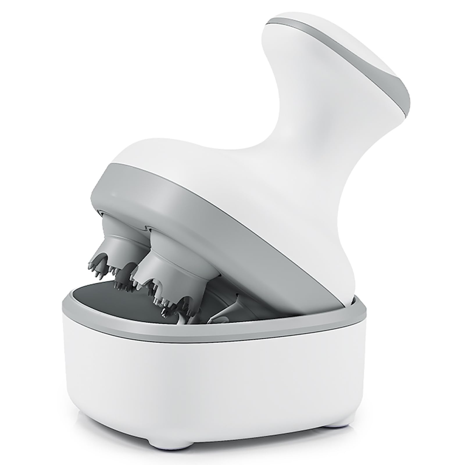 Sarlisi ヘッドスパ 電動頭皮ブラシ IPX6防水 乾湿両用 3種類動作モード ギフト リラクゼーション器 コードレス USB充電台座付き プレゼント 敬老の日 日本語取扱説明書付き