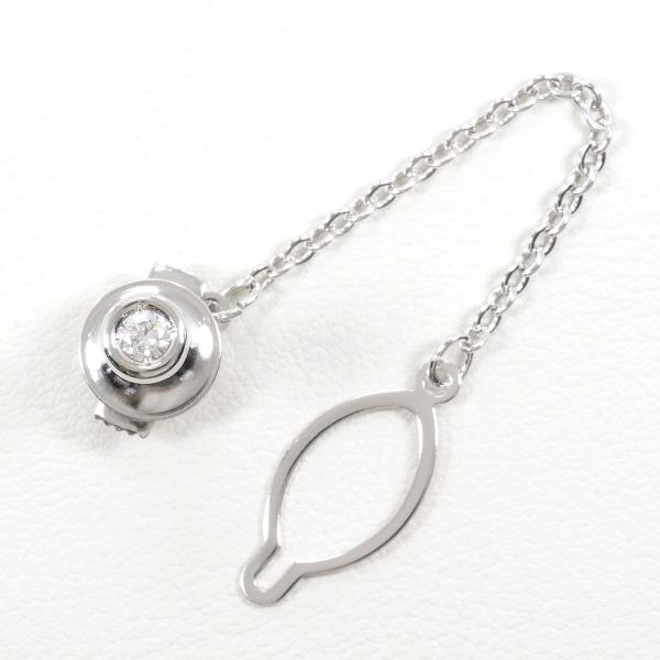 ギンザタナカ PT900 合金 ピンブローチ ダイヤ 0.11 総重量約3.1g ジュエリー 中古 13,541円