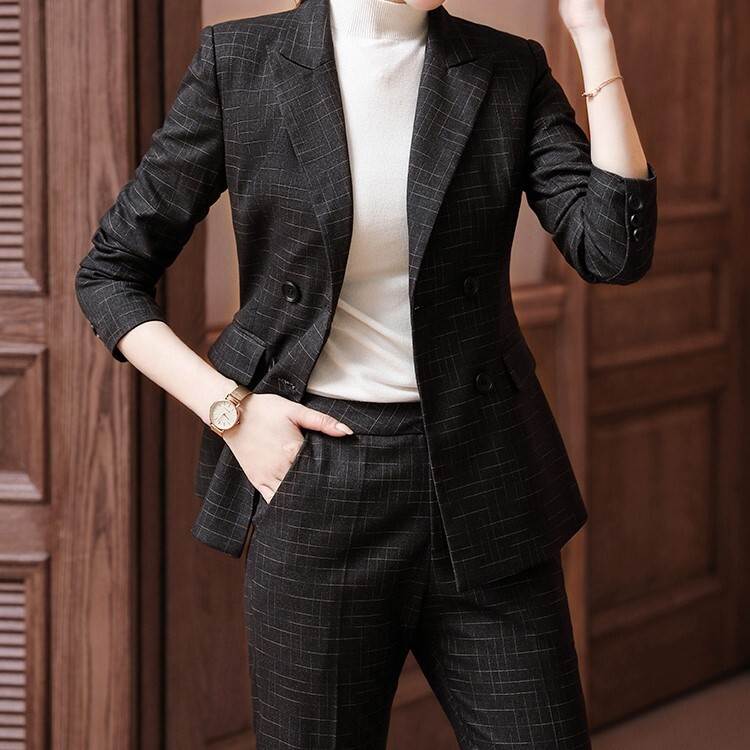 ２点セット セットアップ フォーマルスーツ ジャケット Vネック ストレートパンツ タイトスカート 膝丈 袖あり 長袖 襟付き ストレートパンツ 上下セット ツーピース 大人可愛い きれいめ 上品 お