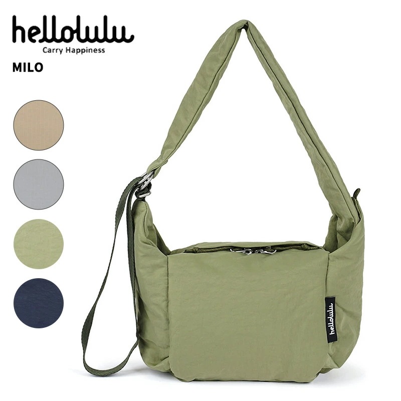 ハロルル 2WAY ショルダーバッグ hellolulu ミロ MILO 2L 撥水ナイロンバッグ 50436/50438